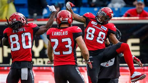 Calgary stampeders. Calgary and B.C. both finished 12-6 last season behind the Winnipeg Blue Bombers (15-3) atop the West Division. The Stampeders fell 30-16 to the visiting Lions in the division semifinal, in which ... 
