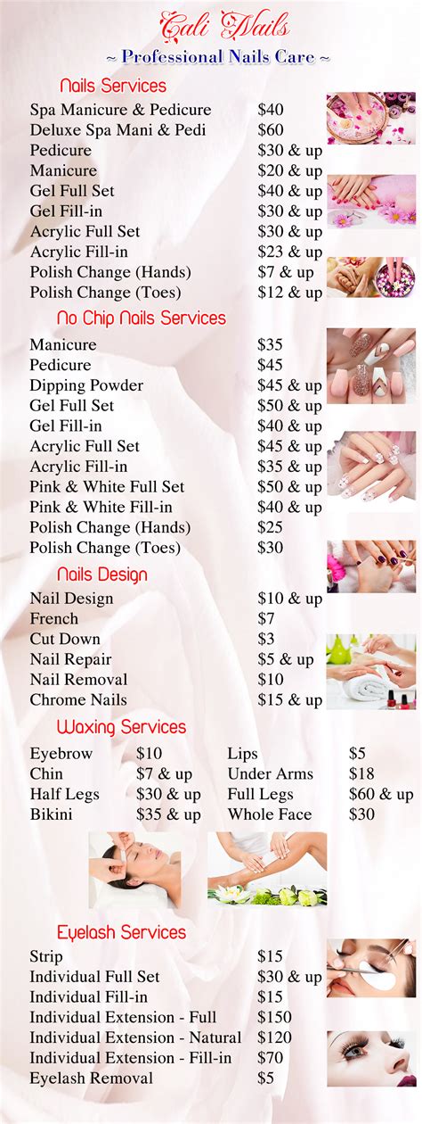 Cali Nails Prices