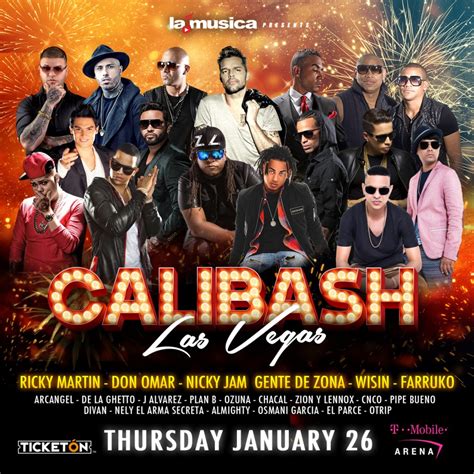 Calibash 2024. Calibash 2024 will feature sets by Feid, Yandel, Farruko, Grupo Frontera, Yng Lvcas and more at Crypto.com Arena in Los Angeles on Jan.12-13. 