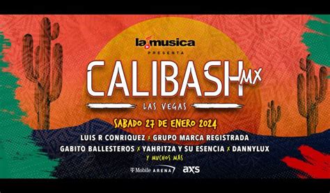 Calibash mx 2024. Jan 8, 2024 · The latest edition of the ever-evolving Mega 96.3/FM, SBS Entertainment and LaMusica’s annual Calibash will include the unveiling of Calibash MX, the event’s new Mexican live concert brand. The two-day event returns to Crypto.com Arena in Los Angeles on Jan.12-13 and will include all-day activities and activations as it also shines a ... 
