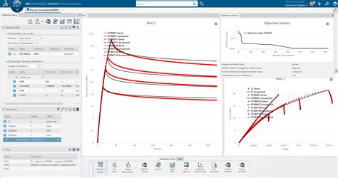 Calibrate hyperelastic and viscoelastic materials in the