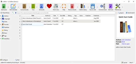 Calibre is a cross-platform free