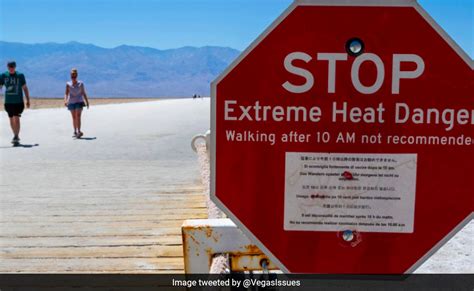 California's Death Valley reaches 128 degrees
