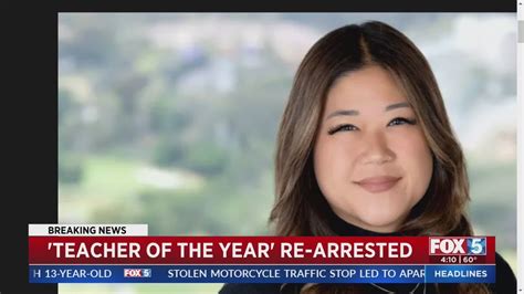 California 'Teacher of the Year' re-arrested