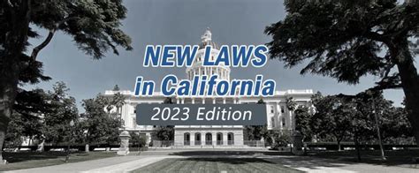 California New Laws 2023