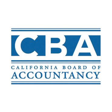 California cba. The California Board of Accountancy (CBA) is a state agency regulating the practice of public accounting in California. The CBA is important for aspiring CPAs in the U.S. for several reasons. First, the CBA is the only organization that can grant a CPA license in California. Second, the CBA sets the education and experience requirements … 