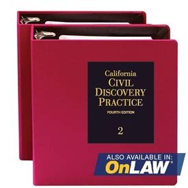 California civil discovery handbook law and practice. - Ingeborg bachmann die aufloesung der figur in ihrem roman malina.