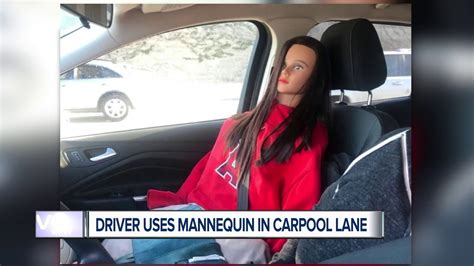 California driver busted for using a mannequin in the carpool lane