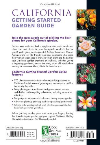 California getting started garden guide grow the best flowers shrubs. - Manuale di wildcare di st tiggywinkles pronto soccorso e cura della fauna selvatica.