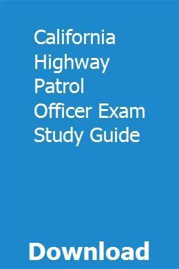 California highway patrol exam study guide. - Estudos da história de cabo verde.