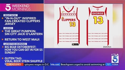 California illustrator designs Clippers jerseys inspired by In-N-Out