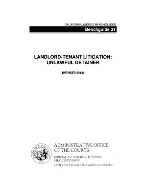 California judges bench guide landlord tenant. - Lagen om avtal och andra rättshandlingar på förmögenhetsrättens område, av den 11. juni 1915..