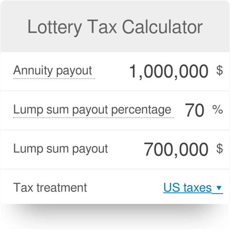 The lottery adjusts the sum to around 61%. Your actual prize is $610K. The applicable taxes are 24% at a federal level and 5% at a state level (the actual rates might vary). You pay $146.4 for the federal tax and $30.5K to the state. You receive $610K – $146.4K – $30.5K = $433K.. 