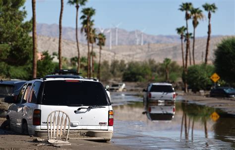California mountain and desert towns dig out of the mud tropical storm