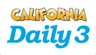 How to Play California Midday 3? Daily 3 is easy to play and winning is fun! Pick up a Daily 3 playslip. Select a set of three (3) numbers from a field of 0 to 9 (example: 1-3-5, 7-7-7, etc.) Then c