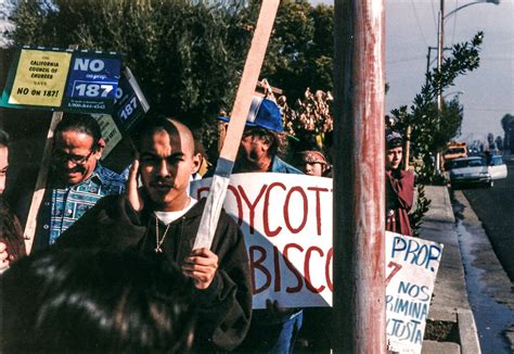 California proposition 187. Nov. 7, 1994: Protesters against Proposition 187 shout at a rally in front of City Hall. About 1,000 gathered for the protest a day before the election. (Paul Morse/Los Angeles Times) On Nov. 8 ... 