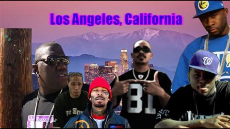 California rappers. A list of the most influential and popular hip hop artists from Los Angeles, featuring Kendrick Lamar, Roddy Ricch, YG, Baby Keem, and more. Learn about their st… 