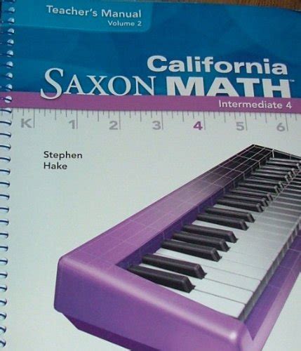 California saxon math intermediate 4 teachers manual volume 2. - Into the magic shop by james r doty md.