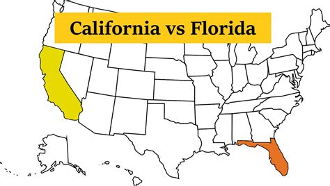 California vs. Florida: By the numbers