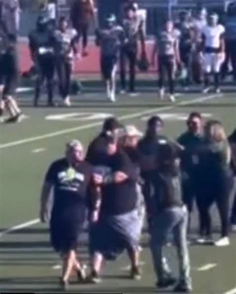 California youth football coach arrested on child abuse charges after 14-year-old opposing player hurt in brawl