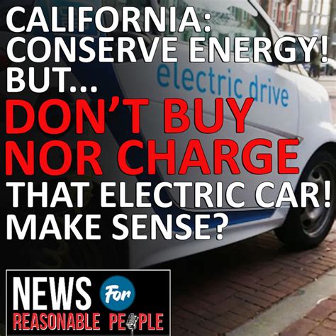 Californians Told Not to Charge Electric Cars Days After Gas