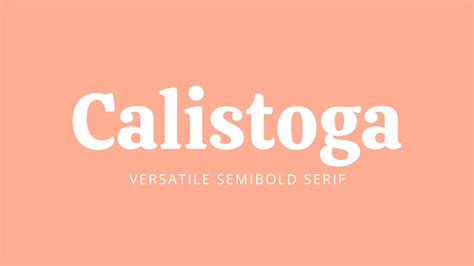 Calistoga - Free fonts for and Photoshop — …