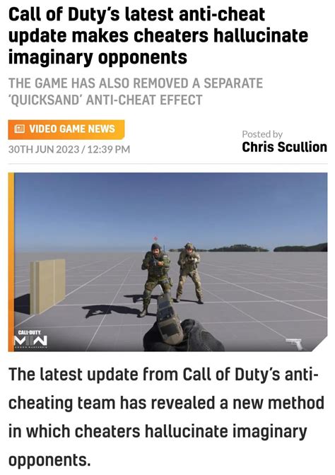 Call Of Duty Anti Cheat System Is Trolling Cheaters In Hilarious Ways