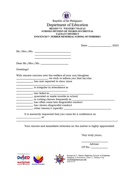 Call Parent Form PDF