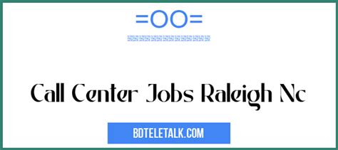 Call center Jobs in Raleigh, NC, March 2024 Glassdoor