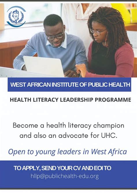 Call for Applications for Health Literacy Leadership Programme