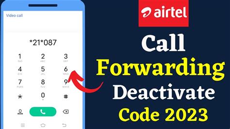 Call forwarding deactivate code airtel. .