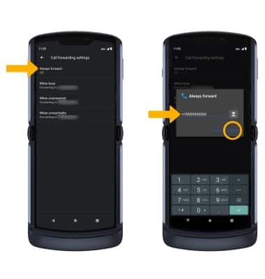 Call forwarding motorola razr.  Tap the Call button and wait for confirmation.  Fin...