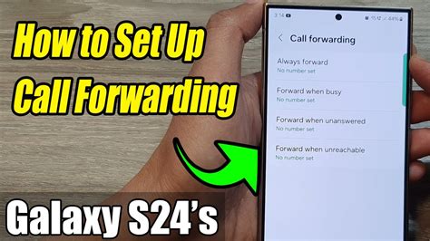 Call forwarding samsung s24 ultra.  1.  Learn how you can set up call Forw...