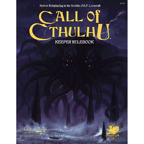 Call of Cthulhu RPG - Call of Cthulhu Rules - 7th Edition