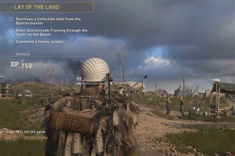 Call of Duty WW2 How to Commend a fellow soldier with or without an empty Headquarters 