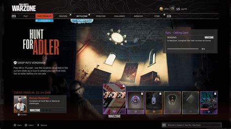 Call of Duty Warzone update fixes Hunt for Adler event and shuts down under the map exploits 