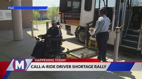 Call-A-Ride driver shortage rally taking place today