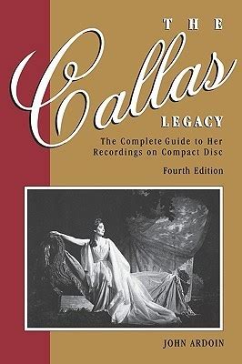 Callas legacy the the complete guide to her recordings on compact di. - Trait©♭ des maladies qu'il est dangereux de gu©♭rir.