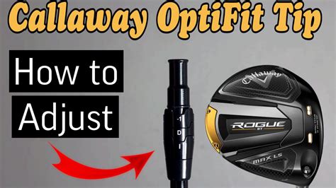 Callaway Rogue Adjustment Chart