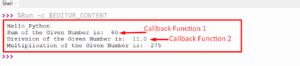 Callback function.  We are observing this issue with both Web and Desktop clients. ...