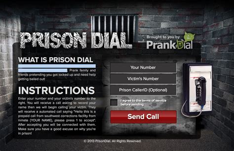 Calling from jail prank. Feb 11, 2023 · Harassing prank calls are illegal in Florida and classified as a second-degree misdemeanor. The offender, if found guilty, can be fined $500, undergo six months’ probation, or go to jail for six months. Additionally, the statute applies when you let your friend prank call off of your phone. 