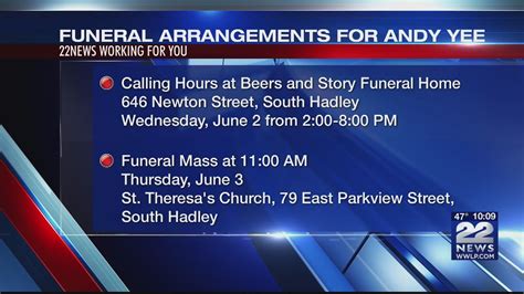 Calling hours funeral.  14 hours ago · Calling hours will be Monday March ...