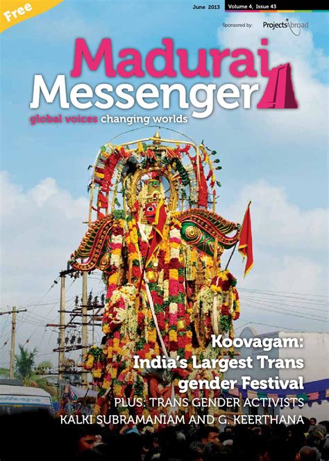 Callum Mason Messenger Madurai