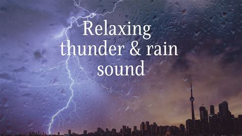 Heavy Thunderstorm Sounds | Relaxing Rain, Thun