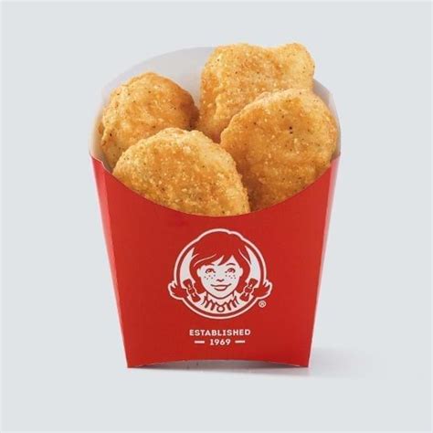 Wendy's Kids' Meal Price; Kids' 4PC Nuggets: $5.86: Kids' 4 PC. Spicy Nuggets: $5.86: Kids' Hamburger: ... 4-Piece Chicken Nuggets: 170: 9: 11: 4-Piece Spicy Chicken Nuggets: 190: 9: 12: 6-Piece Chicken Nuggets: 250: 13: 16: ... Where relevant exercise information is listed in relation to a calorie count such as the amount of time required to .... 