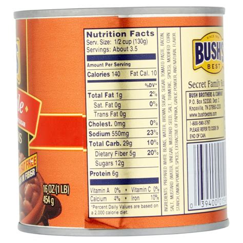 Calories for baked beans. There are 268 calories in 1 cup of Baked Beans with Pork (Canned). Calorie breakdown: 12% fat, 70% carbs, 18% protein. Common Serving Sizes: Serving Size Calories; 1 oz: 30: 100 g: 106: 1 cup: 268: Related Types of Baked Beans: Boston Baked Beans: Vegetarian Baked Beans: Low Sodium Baked Beans: 