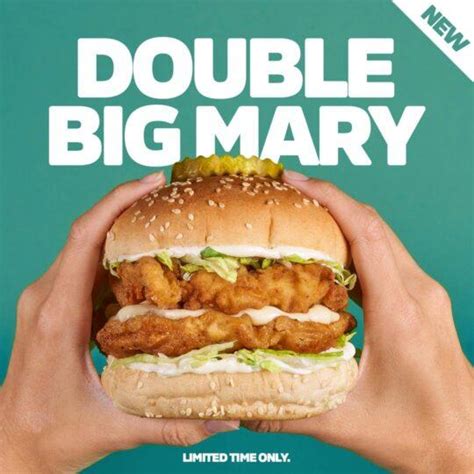 Calories in Big Mary on a Bun from Mary Brown