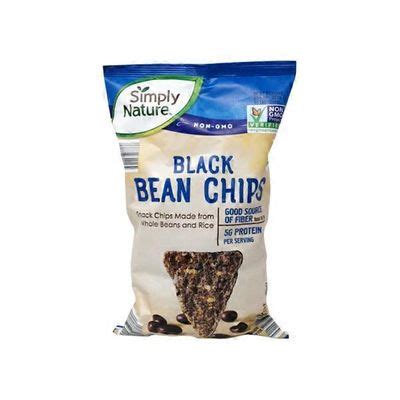 Calories in Black Bean Chips from Simply Nature