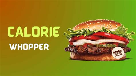 Calories in Burger King Whopper Sandwich (Plain) and Nutrition …