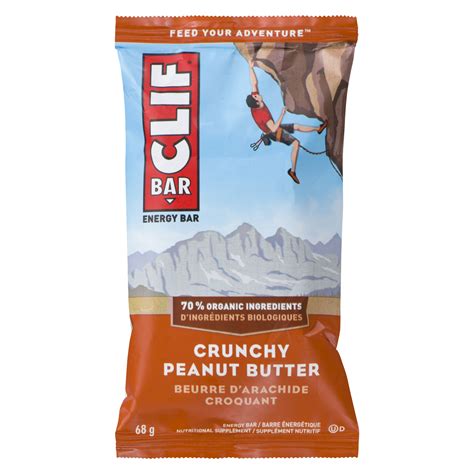 Calories in Clif Crunchy Peanut Butter Energy Bar ...